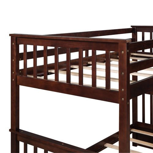 Harriet Bee Dorethea Kids Bunk Bed with Drawers & Reviews | Wayfair