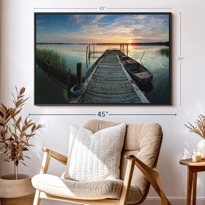 Fishing Trip Canvas Print, 29" H x 43" W