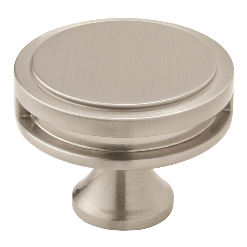 Poignée champignon Oberon, Nickel satiné, 1.75"