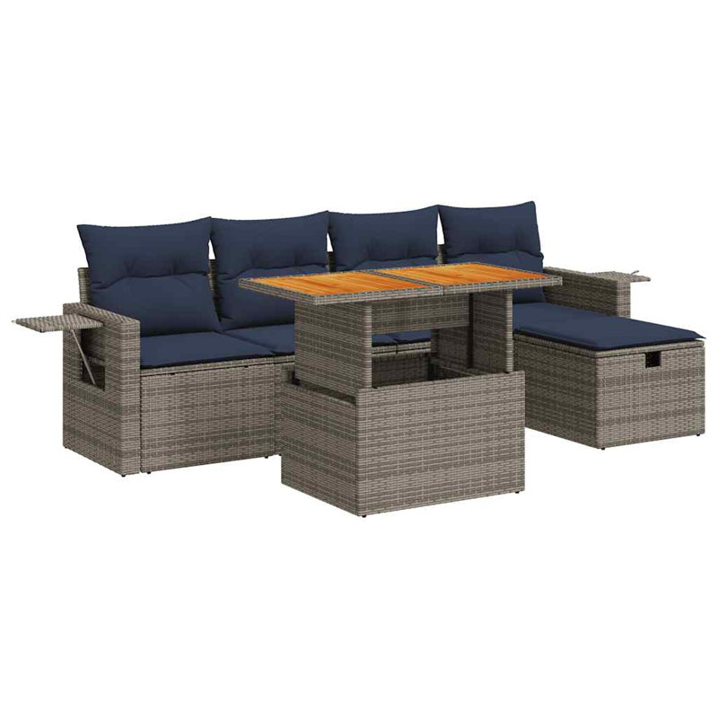 62cm Wide Patio Sofa with Cushions