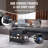 Lift Top Coffee Table Round Coffee Table for Living Room Black