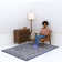 Delphi Damask Hand Woven Area Rug