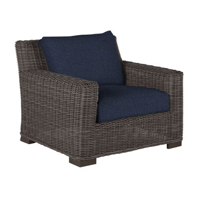 Rustic Woven Lounge Chair