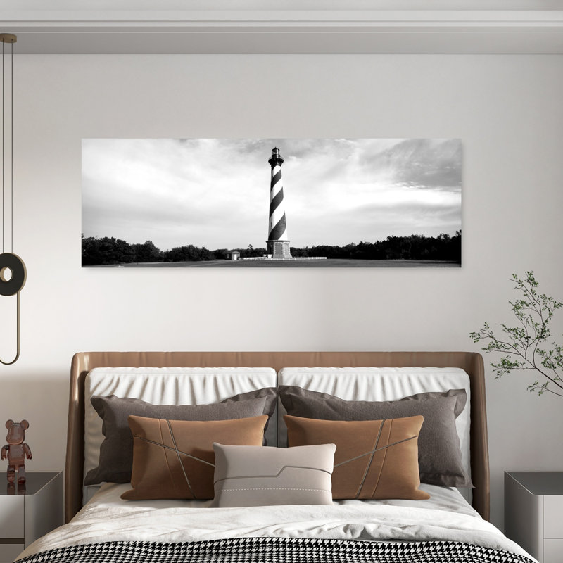 Cape Hatteras Lighthouse Outer Banks Buxton North Carolina USA by Dan Merkel - Wrapped Canvas Panoramic Print