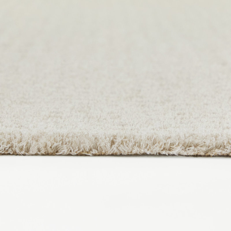 Zephyr Chalk Modern Micro-Check Area Rug, Rectangle 5'3" x 7'