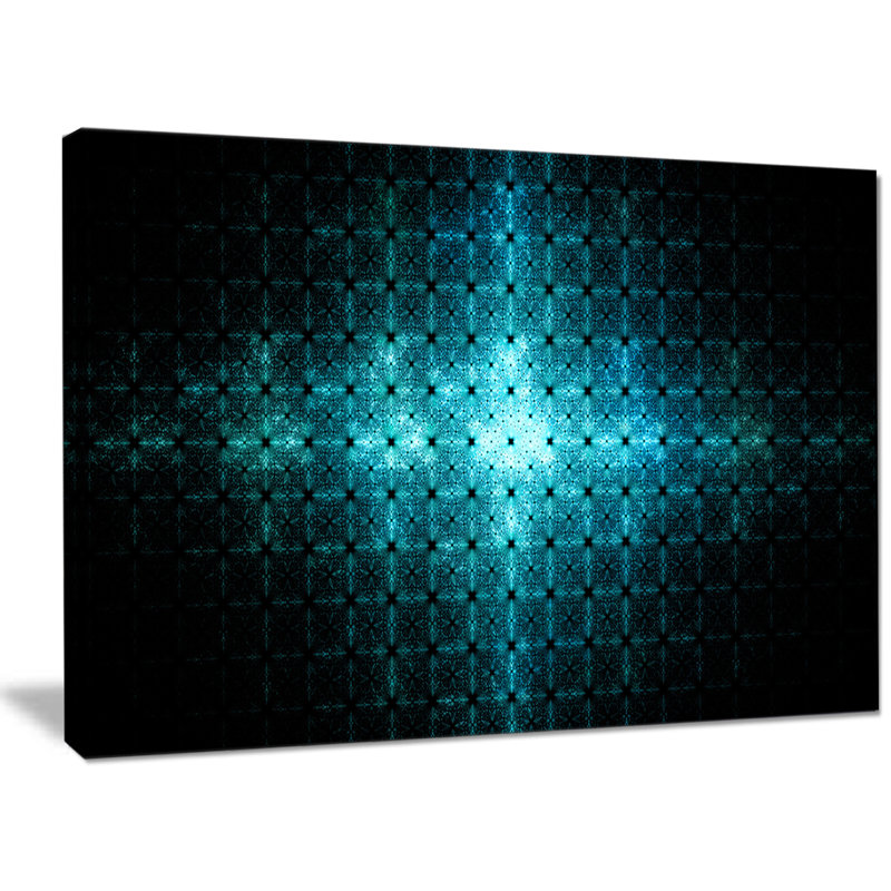 « blue flash of light on radar », reproduction d’impression sur toile, H 30 po x l 40 po x P 1 po