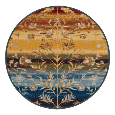 Machine Washable Nature Brown Area Rug