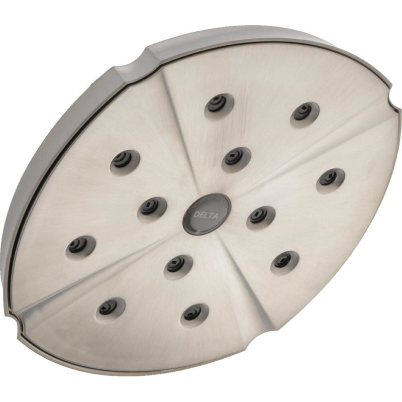 Unversal Showering Components 2.5 GPM Shower Head with H2okinetic Technology, Brilliance Stainless