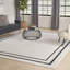 Tapis intérieur / extérieur blanc cassé Arvell-501011955