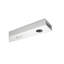 Tête de lit simple 36 "FHC H45SAS 1-3 / 4" x 4-1 / 2 "- Anodisé satiné