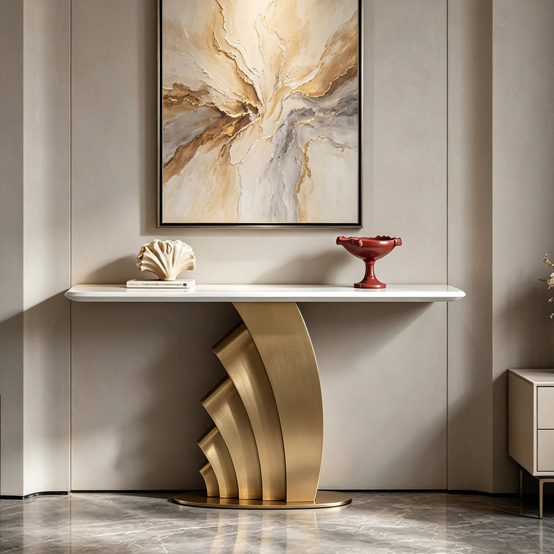 Console Italian Luxury, 33.5" H x 39.4" W x 13.8" D