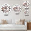 Horloge murale traditionnelle avec bouquet de Pâques avec saules et plumes II-628119831