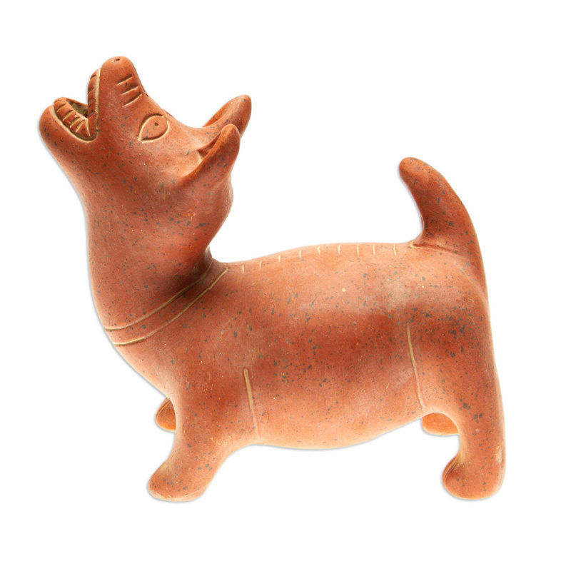 Sculpture florale pour chien en céramique Florentino