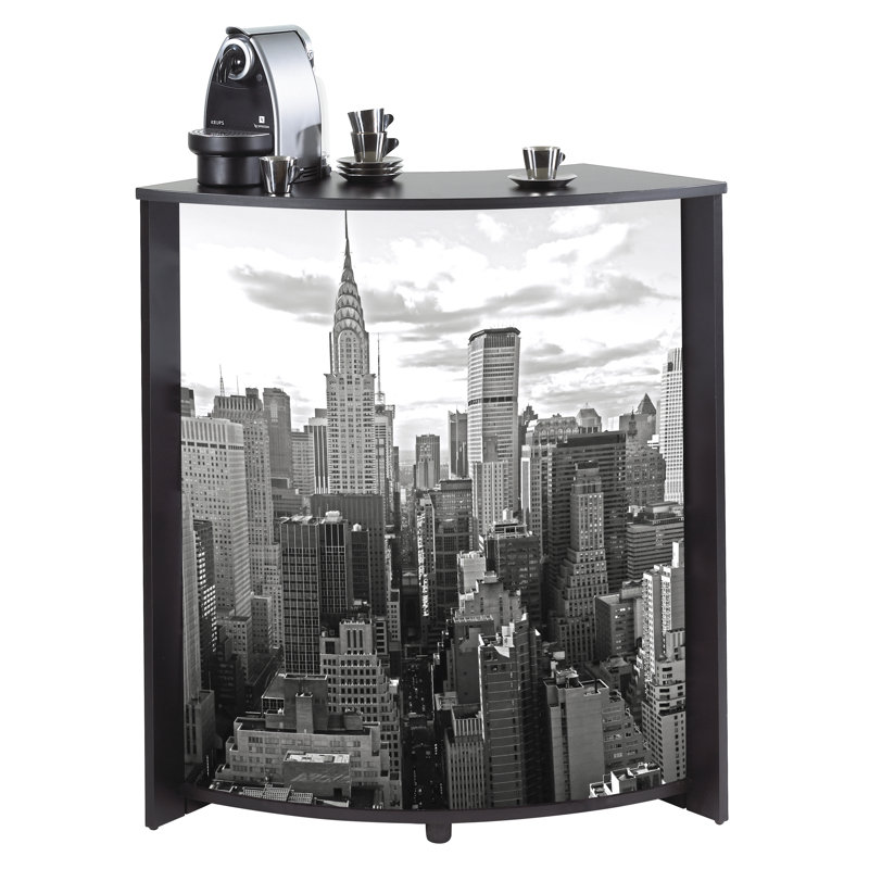 96.7cm Home Bar, Black