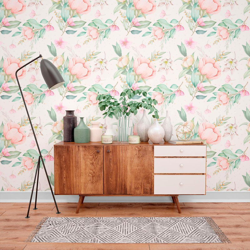 Floral Peel & Stick Wallpaper N010135