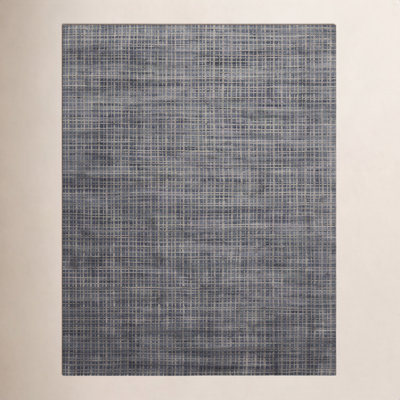 Hannon Gray Hand-Woven Geometric Rug