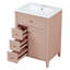Meuble-lavabo autoportant 24 po avec comptoir en céramique 24 po-676165229