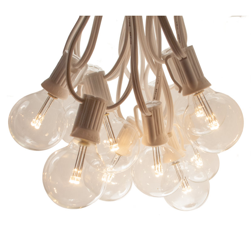 Faustino Outdoor Plug-in Globe String Light, 100 ft.