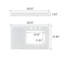 Plateau de meuble-lavabo simple 36 po en blanc avec lavabo