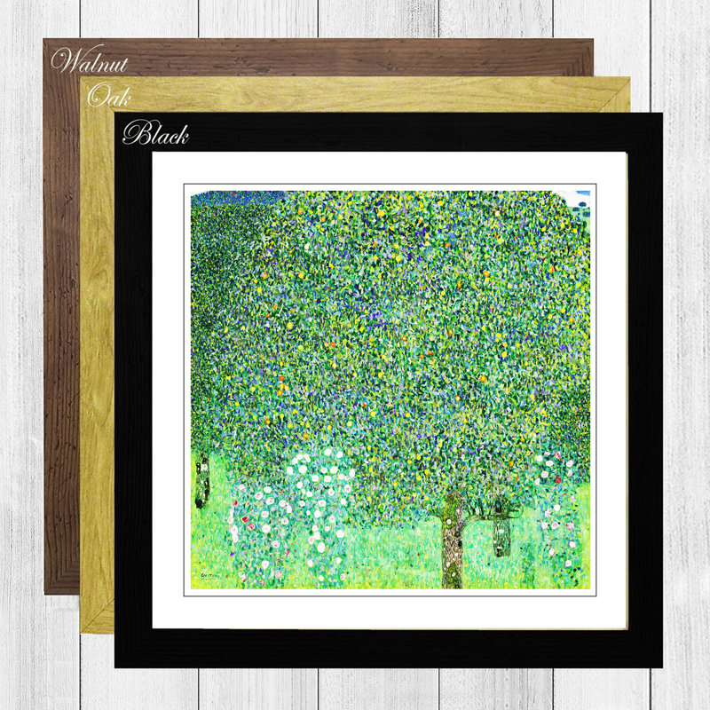 Gustav Klimt - Single Picture Frame Painting, Black