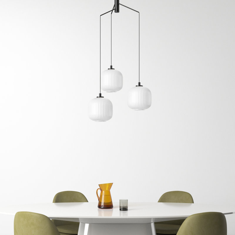 Paka 3 - Light Black Cluster Pendant