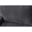 Gris avec coussins enveloppés de mousse pour une détente optimale Rembourrage et base en mousse confortable