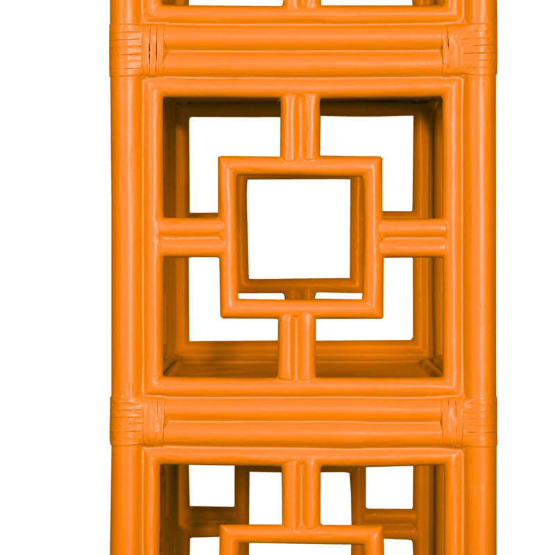 Sobe Bookcase, Citrus Orange