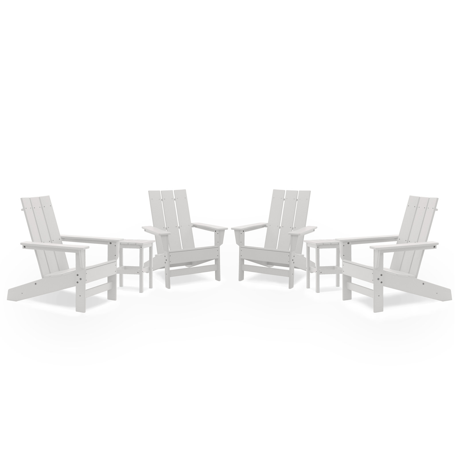 Ratcliff 4 - Person Patio Conversation Set, White
