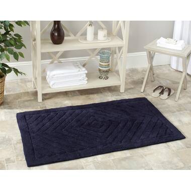 4 Piece Bath Rug Set Winston Porter Color: Blue