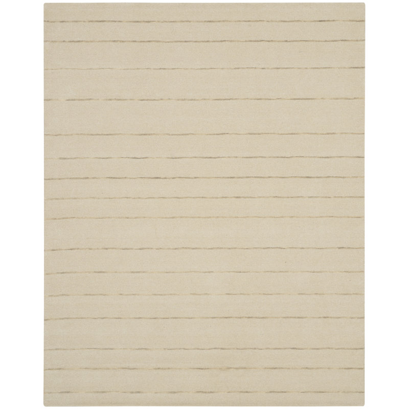 Geometric Hand Woven Area Rug, Rectangle 8' x 10'