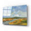  Art mural en verre acrylique, "16" x 12 "" Meanders "par Silvia Vassileva