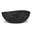 Baignoire de trempage autoportante à surface solide de 63 po avec aspect marbre-122588470