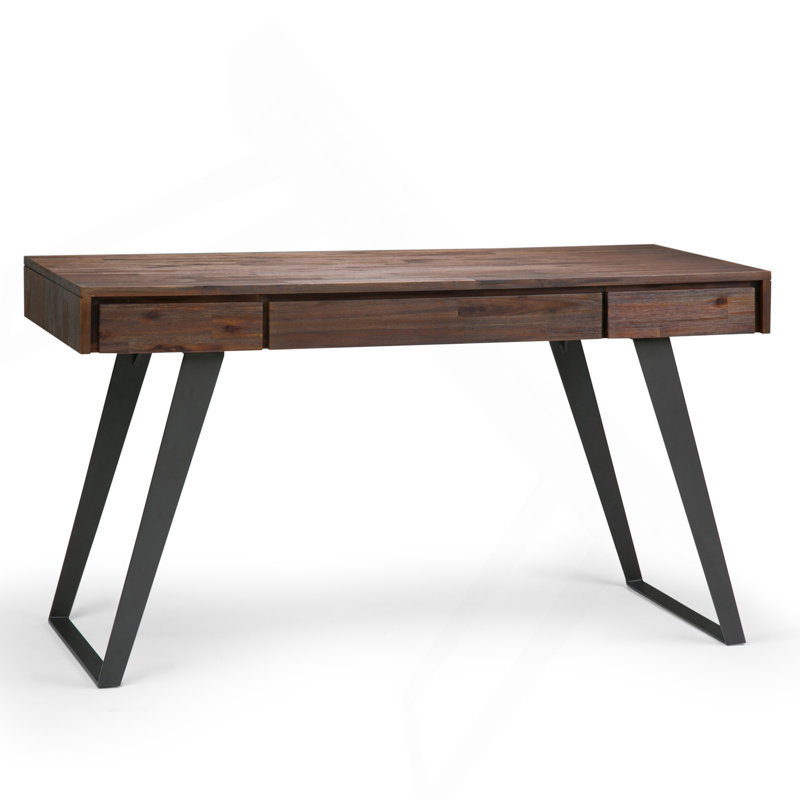 Bureau - Brun anthracite patiné, Brun charbon, H 29,90 po x l 53,90 po x P 24 po