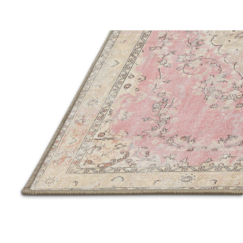 Tapis 100% traditionnel lavable à la machine 3825, Rectangle 3 pi x 5 pi