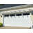 Vinyl Pergola with Canopy-90611496