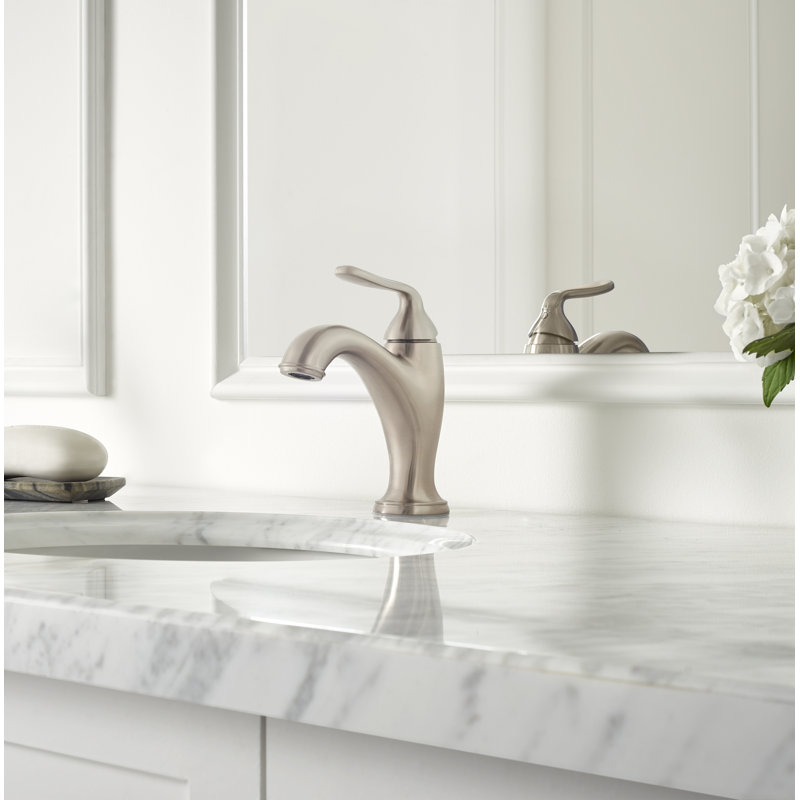 Northcott Single Handle Deck Mounted Roman Tub Faucet, Brushed Nickel