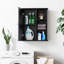 Armoire murale de salle de bain  l 24 po x P 7 po x H 28 po prête à assembler-94950709