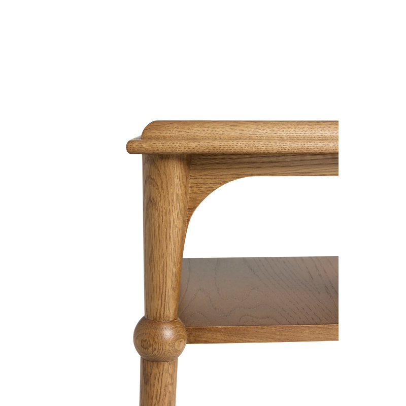 Peony Side Table, Chestnut