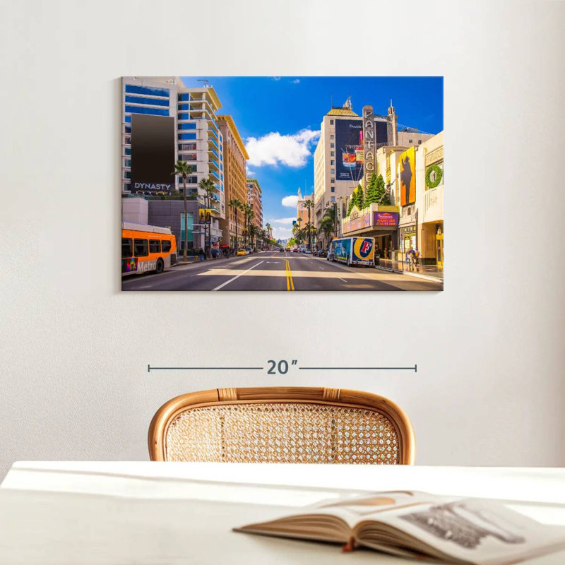LA Hollywood Boulevard, H 16 po x l 24 po