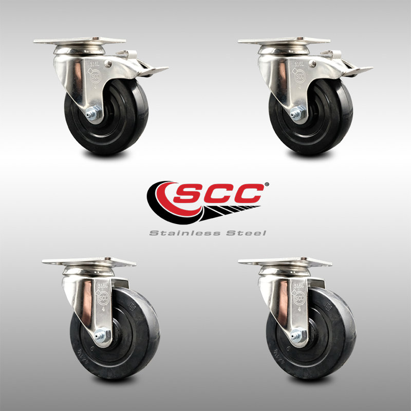 Hard Rubber Casters