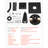 Tub and Shower Faucet Set, Complete with 4-Inch Rainfall Shower Head and Bathtub Spout, Single-Spray Single-Handle Tub Trim Kit with 304 Stainless Steel Valve Trim for Bathrooms, Matte Black