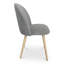 Chaise d'appoint rembourrée en bois massif Loeda-2053406197-2053406196