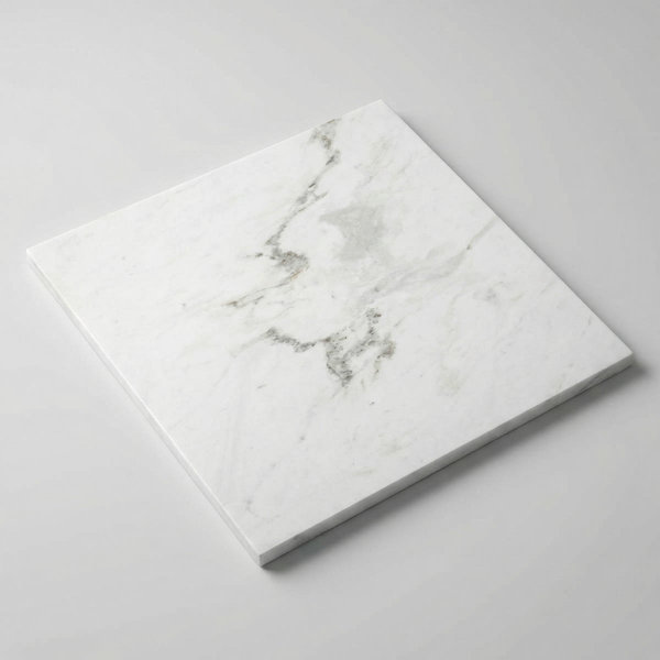 Daphne White Honed 24x24 Marble Tile