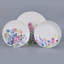 Assiette plate en porcelaine de Chine Summer Aquarelle