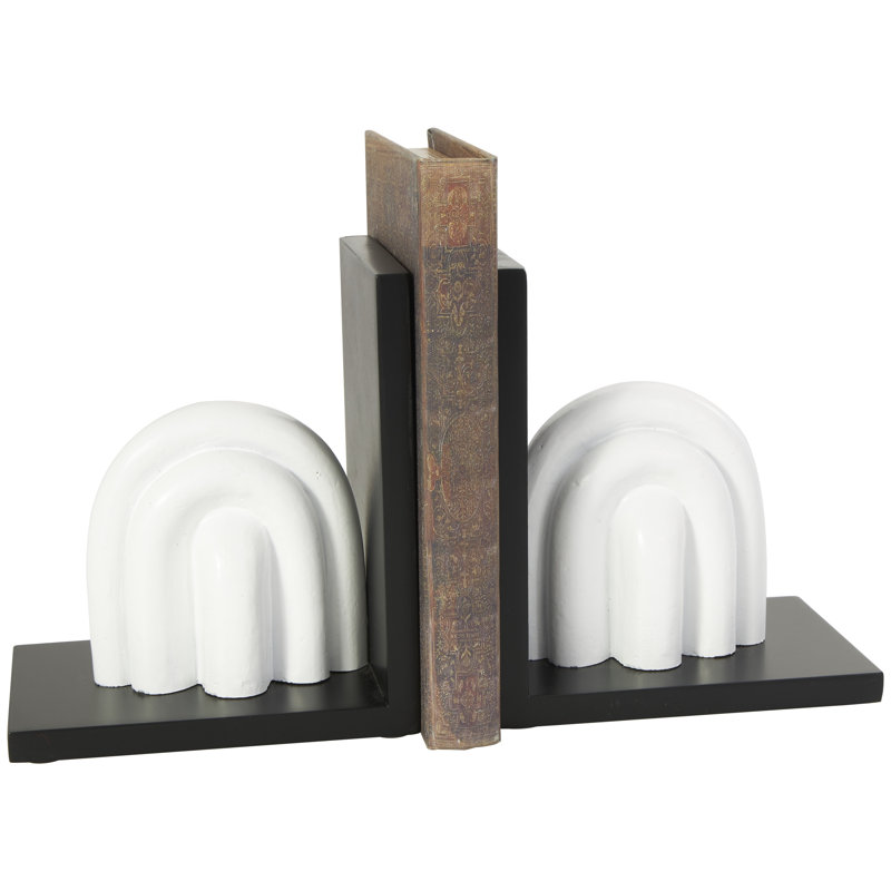 Hidemi Layered Arched Non-skid Bookends