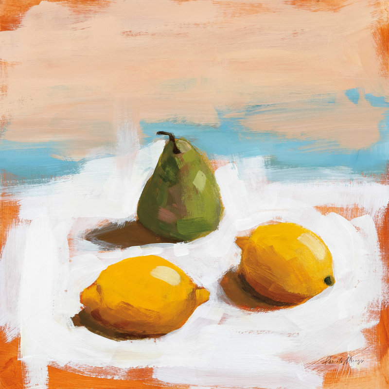 Fruit and Cheer II, H 20 po x l 20 po x P 1,25 po