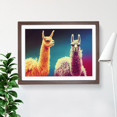 Epic Llamas - Framed Print