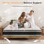 Gehrmann 26cm Medium Hybrid Sprung Mattress In A Box Pillow Top Mattresses-106974358