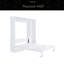 Grand lit escamotable mural avec tablettes-1877213022