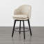 Tabouret de bar pivotant avec dossier-1422991619-1422991620